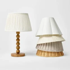 Turned Wood Stick Lamp Base Brown - Threshold™ Designed With Studio McGee -Interior furniture GUEST 00638333 fdf6 423d 9471 188634a3e322