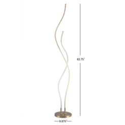 63.75" Cairo Floor Lamp (Includes LED Light Bulb) - JONATHAN Y -Interior furniture GUEST 0201964b a52f 4d69 8840 c0446f297835