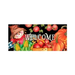 Evergreen Indoor Outdoor Doormat Bundle Set Of 5 - Frame And 4 Welcome Seasonal Inserts Halloween Witch Christmas Santa Thanksgiving Turkey -Interior furniture GUEST 02976de7 694f 44f4 9e64 e962e6b66841