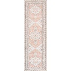 NuLOOM Tracie Machine Washable Floral Medallion Area Rug -Interior furniture GUEST 02c041a6 aff7 4ab5 9673 b328b446e1ec