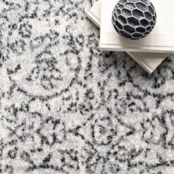 Nuloom Waddell Oriental/Persian 4x6 Area Rug For Living Room Bedroom Dining Room Kitchen, Grey/Black -Interior furniture GUEST 03c3ce79 43b2 4e81 9ee8 5552447f1cbd