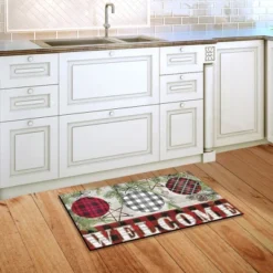 Briarwood Lane Patterned Ornaments Christmas Doormat Welcome Chec -Interior furniture GUEST 041dd44a 0fce 40e9 ba79 c741b0048d6e