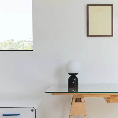 Brightech Mila Modern Dimmable (Includes LED Light Bulb) Desk Table Lamp Black Marble 10 Brightech Mila Modern Dimmable (Includes LED Light Bulb) Desk Table Lamp Black Marble - Image 8