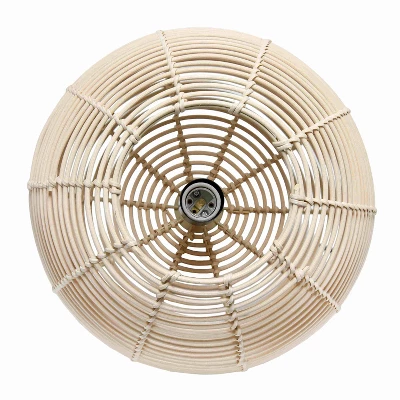 Ball Shaped Rattan Pendant Light Beige - Lalia Home 9 Ball Shaped Rattan Pendant Light Beige - Lalia Home - Image 7
