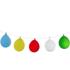 Northlight LED Inflatable Balloon Patio Light Set - Multi-Color - 10' Clear Wire - 10ct -Interior furniture GUEST 04c7399a 8a5e 4e48 8663 3b6ad5cff5ac