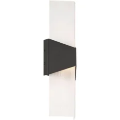 Possini Euro Design Possini Euro Tux 18" High Black And White LED Wall Sconce Set Of 2 -Interior furniture GUEST 055ef047 769e 4ce8 8a39 652b25ad16db