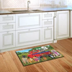 Country Pups Summer Doormat Dog Humor Indoor Outdoor 30" X 18" Briarwood Lane -Interior furniture GUEST 055f0d79 b428 42e5 8e99 ec1a2dc447c6