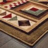 Weston Farmhouse Lodge Area Rug Brown - Captiv8e Designs -Interior furniture GUEST 077d31e3 50f4 4d43 affa 8b63d6adc221
