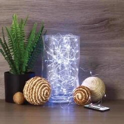 Feit Electric LED Fairy String Lights Cool White 30 Ft. 100 Lights -Interior furniture GUEST 07ffd351 99b9 4dee 83eb eca2ee52ed64