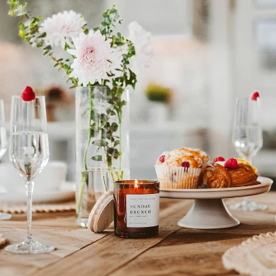 Sweet Water Decor Sunday Brunch 9oz Amber Jar Soy Candle 5 Sweet Water Decor Sunday Brunch 9oz Amber Jar Soy Candle - Image 3