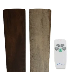 River Of Goods 52" Pipa 5 Blade Remote Controlled Lighted Ceiling Fan Brown: UL Listed, Reversible Motor, LED Lighting -Interior furniture GUEST 0868fe1d 3fda 4e9b 88db 11f09fc5b1aa