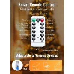 Itopfox Twinkle Fairy Lights With Remote And Timer, 100 LED USB Plug In String Lights, Waterproof 8 Modes For Bedroom Indoor Wreath DIY Party Wedding -Interior furniture GUEST 08e402ad aacc 4b1c 8ae4 5f8dd4b56cc8