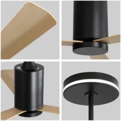 Ceiling Fan With Light & Remote Control Reversible Dimmable Noiseless With 6-Speeds Timer -Interior furniture GUEST 097a53a5 e33c 48e7 97c8 95a65f3ce09c