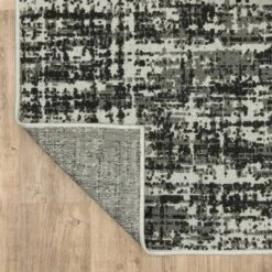 Trinity Distressed Abstract Patio Area Rug Black/Beige - Captiv8e Designs -Interior furniture GUEST 0a06e5ac 80cf 4825 bbb3 4d1785aec745