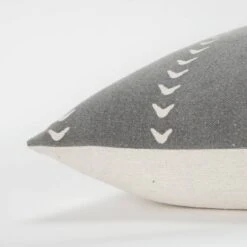 20"x20" Oversize Striped Polyester Filled Square Throw Pillow Charcoal - Donny Osmond Home -Interior furniture GUEST 0a7ed622 a449 48e4 93b3 3f335705a469