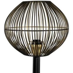 Northlight Iron Table Lamp With Wire Shade - 29.75" - Black And Gold -Interior furniture GUEST 0b125beb 2f7c 4b42 8976 f0307c3e9444