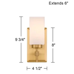 Possini Euro Design Possini Euro Salo 9 3/4" High Gold Wall Sconce -Interior furniture GUEST 0c58fd62 48cc 468c 844b 5b9207324bfd
