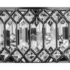 15.25" Glass And Metal Tiered Jeweled Semi Flush Mount Ceiling Light - River Of Goods -Interior furniture GUEST 0ea7ed7a 904b 4f7a a167 08f2afa6cce6