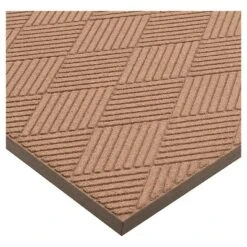 2'x3' Solid Diamond Doormat Brown/Black - HomeTrax -Interior furniture GUEST 0eda3110 8e3e 4fee ab40 52abde4b1741