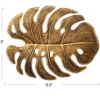 Storied Home Antique Monstera Leaf Elegance, Gold -Interior furniture GUEST 104fdca6 d855 447f 96a1 a1ad5861bcd9