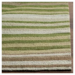 Alicante Green Stripe Woven Area Rug - Safavieh