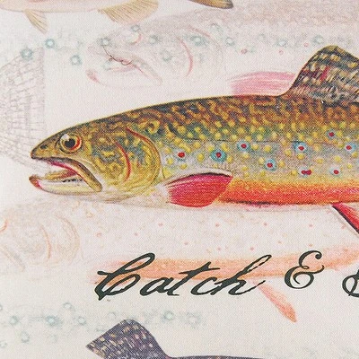 C&F Home 14" X 18" Catch & Release Fishing Throw Pillow 3 C&F Home 14" X 18" Catch & Release Fishing Throw Pillow