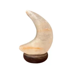 Moon Himalayan Salt USB Novelty Table Lamp Pink - Q&A Himalayan Salt: Modern Decor, LED, No Assembly Required