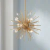 Possini Euro Design Janae Warm Gold Sputnik Chandelier 18" Wide Modern Crystal 9-Light Fixture For Dining Room House Foyer Kitchen Island Entryway -Interior furniture GUEST 126a1845 beee 420f b61a 9047b12e99d7