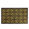 Northlight Brown And Black Geometric Doormat 30" X 18" -Interior furniture GUEST 12fd6b97 2f11 40ff 8aac 69b83d1b3599
