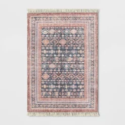Alexandra Floral Printed Border Persian Rug Blush - Opalhouse™ -Interior furniture GUEST 13831d26 e9c0 4d66 95de 449574be25e7