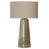 Aged Gold Luster Glass Base Table Lamp - StyleCraft: Modern Linen Shade, UL Listed, No Assembly Required -Interior furniture GUEST 13a435fd 620f 4405 8b42 11d3ea7f647f