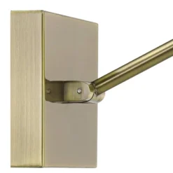 Possini Euro Design Henry 17" High Modern Picture Wall Lamp Light Fixture Mount Living Room Indoor Hallway Entry-way LED Hardwired Gold Antique Brass -Interior furniture GUEST 14bfcca1 cb95 485f ac85 c64cc5934111