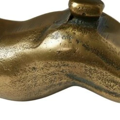 Storied Home Decorative Embossed Aluminum Rabbit, Antique Brass -Interior furniture GUEST 15812230 8c9e 4a0b be48 f5025e576ccb