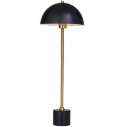 28" X 10" Metal Umbrella Style Desk Lamp With Marble Base - Olivia & May -Interior furniture GUEST 172d949e deda 4e7e 932e 17d95aa5d697