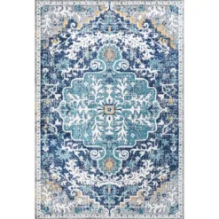 Anaise Ornate Boho Medallion Runner Rug - JONATHAN Y