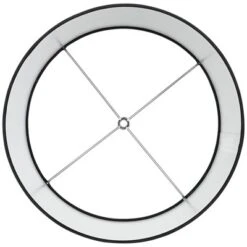 Springcrest Black Medium Hardback Drum Lamp Shade 13" Top X 14" Bottom X 10.25" Slant X 10" High (Spider) Replacement With Harp And Finial -Interior furniture GUEST 19acc409 d54d 49a4 89fe 76f49b77dcc1