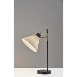 Matthew Table Lamp Black/Antique Brass - Adesso -Interior furniture GUEST 19d2f0ba 9cb3 4eb4 bf8a 32d3c9a816a8