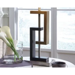 Set Of 2 Syler Table Lamps Brown/Silver - Signature Design By Ashley -Interior furniture GUEST 1a08e8b0 098a 4d81 bce6 2cea2da688ad