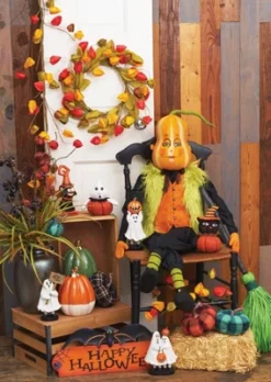 Gallerie II Ghost Costumes W/ Pumpkins Halloween Figure -Interior furniture GUEST 1b62e037 d6b1 460c 9a99 c9779989178e