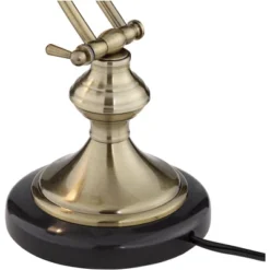 Regency Hill Serenity 12" High Small Traditional Piano Desk Lamps Set Of 2 Adjustable Gold Antique Brass Finish Metal Home Office Living Room Bedroom -Interior furniture GUEST 1c874a1c 7f15 497e aeb2 67cd99bad105