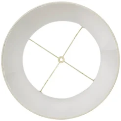 Imperial Shade Set Of 2 Tall Drum Lamp Shades Cream Medium 12" Top X 14" Bottom X 16" High Spider With Harp And Finial Fitting -Interior furniture GUEST 1cb5fc28 2881 4807 8e4f 6c8223cfad66