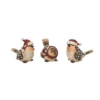 Transpac Snowy Pinecone Bird Set Of 3 Decorative Figurines For Christmas Multicolor Indoor Tabletop Decoration Gift -Interior furniture GUEST 1e42555a b2bc 48e1 b340 c0c305d61dcb