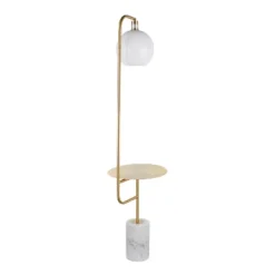 Symbol Contemporary/Glam Floor Lamp With Integrated Table & Marble Base - LumiSource: Tall, LED, UL Listed -Interior furniture GUEST 1ef2c714 e42b 4d0a ac5e 34672e785254