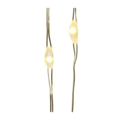 Kurt Adler Battery Operated 100 Warm White LED Fairy Lights With Timer, Silver Wire, 35 Feet