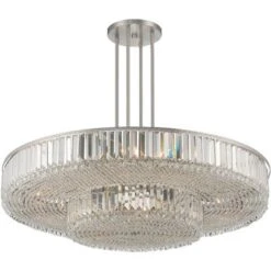 Stiffel Brushed Nickel Chandelier 40 1/4" Wide Modern 2-Tier Frame Clear Crystal 16-Light Fixture For Dining Room House Entryway 14 Stiffel Brushed Nickel Chandelier 40 1/4" Wide Modern 2-Tier Frame Clear Crystal 16-Light Fixture For Dining Room House Entryway -Interior furniture GUEST 201f39ee 926c 4196 81be 9203c003eae1