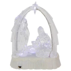 Northlight LED Lighted Musical Icy Crystal Nativity Scene Christmas Decoration - 7" 11 Northlight LED Lighted Musical Icy Crystal Nativity Scene Christmas Decoration - 7" -Interior furniture GUEST 22ab0817 cc4a 4e37 adfa b37c4aa1d006
