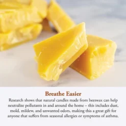 Candle By The Hour 48-Hour Vertical Candle, Eco-friendly Natural Beeswax With Cotton Wick -Interior furniture GUEST 230c0ec4 9192 48ba 810e fbf50168ebd2