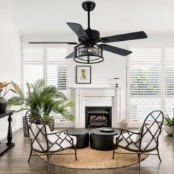 Bella Depot 52" Crystal Ceiling Fan With Light And Remote 6-Speed For Dining Room Bedroom -Interior furniture GUEST 232784d5 64a5 4614 8217 35875ca69e39