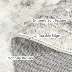 9x12 Area Rugs For Living Room Bedroom Non Slip Machine Washable Soft Modern Abstract Rugs Stain Resistant & Low Pile Large Rug -Interior furniture GUEST 235c677e 2ea6 40e4 a0fa 9146012c0c85