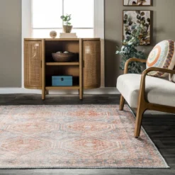 NuLOOM Dia Persian Transitional Machine Washable Area Rug -Interior furniture GUEST 23962189 51b1 4fe3 8879 c296668fd0e1